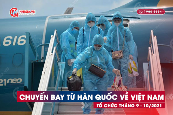 Lịch chuyến bay từ Hàn Quốc về Việt Nam